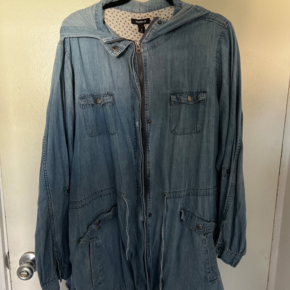TORRID Thin Denim Style Jacket